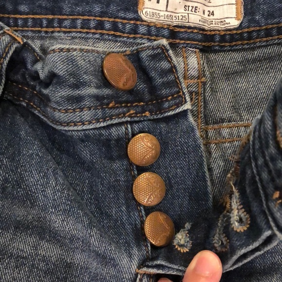 Free people frayed jean shorts - Picture 4 of 8